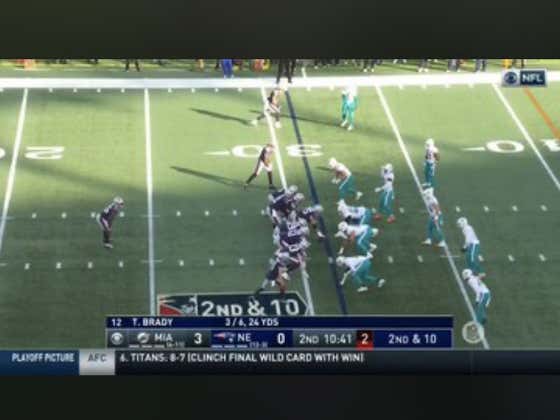 Miami (+900 ML) are currently leading the Patriots 10-0