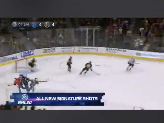 Vegas (-130) completes their first 3 goal comeback in franchise history and win in OT
