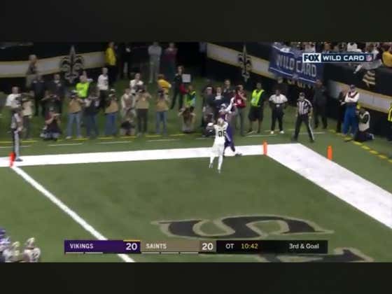 Vikings (+290) beat the Saints 26-20 in overtime