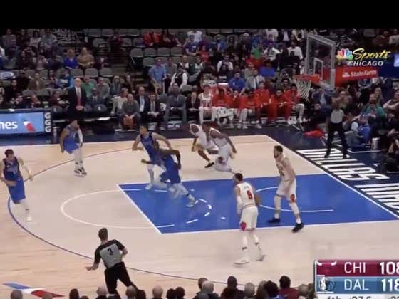 Luka misses twice at the line, then the Bulls go down and get two consecutive offensive rebounds with a put back dunk to cap off a push (+8)