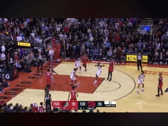 Carmelo Anthony hits a game winner to lift the Blazers (+120) over the Raptors 101-99