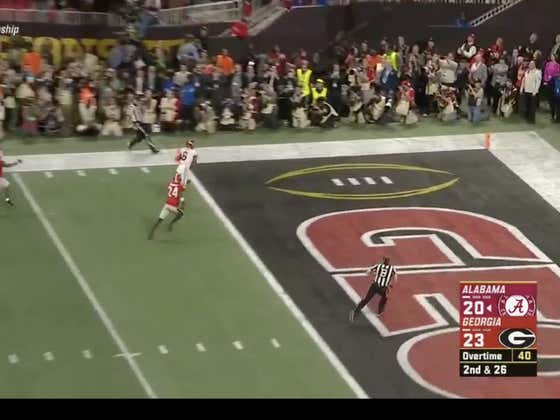 Two years ago today, Tua threw this dart to beat Georgia in the National Championship. This touchdown pushed -3 and hit the over (44.5)