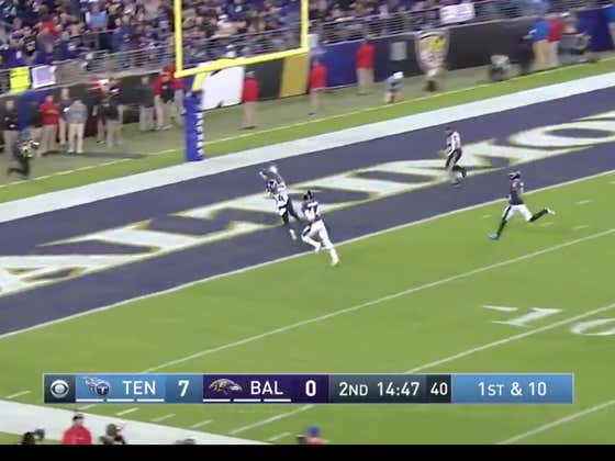 Tannehill with a 45-yard dime to Raymond to take a 14-0 lead for the Titans (+400 ML)