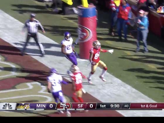 Kendrick Bourne was +1700 to score the first TD of the game today