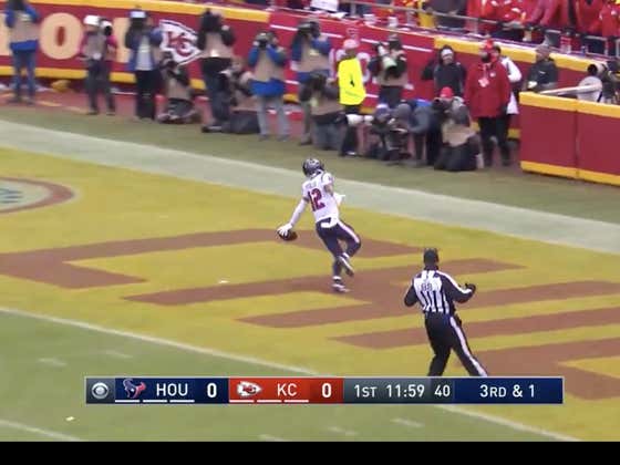 Kenny Stills was +1400 to score the first TD of the game. Texans (+10) take a quick 7-0 lead.