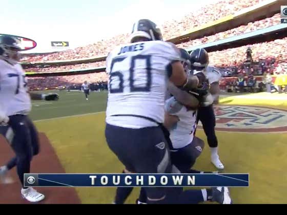 Big man TD for the Titans (+290) to go up 17-7